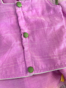 Lavender light girls ethnic blouse and lehenga set (0-7) Years