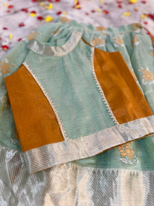 Little Queen- Girls ethnic blouse and lehenga set (0-7 Years)